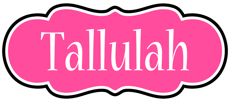 Tallulah invitation logo