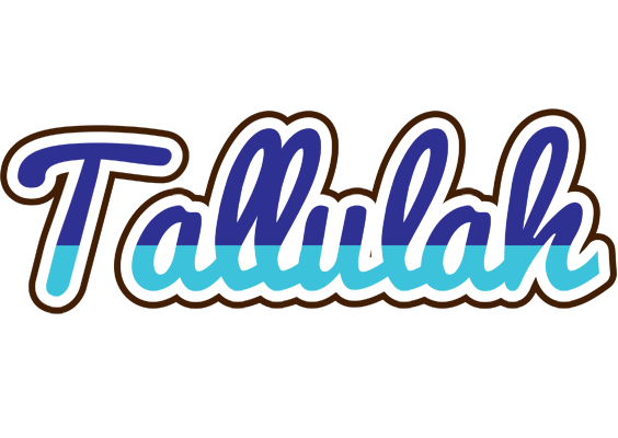 Tallulah raining logo