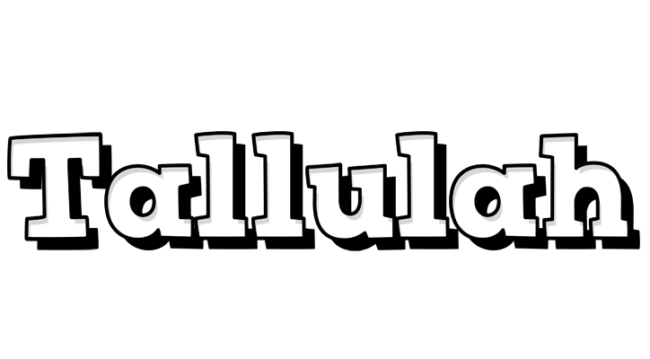 Tallulah snowing logo