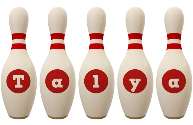 Talya bowling-pin logo