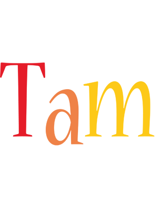 Tam birthday logo