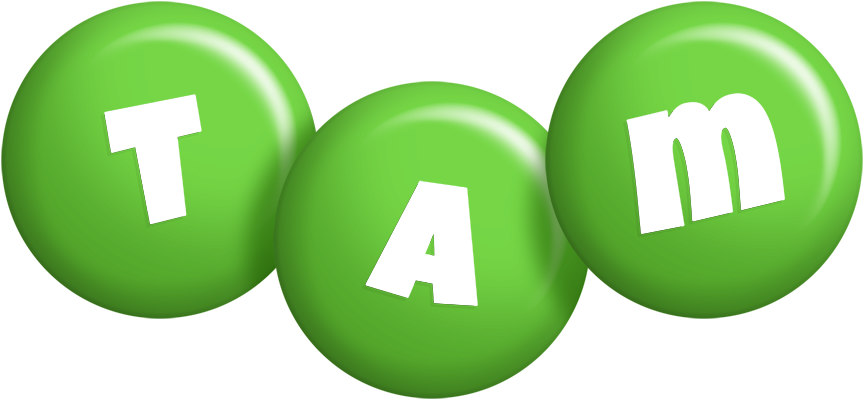 Tam candy-green logo