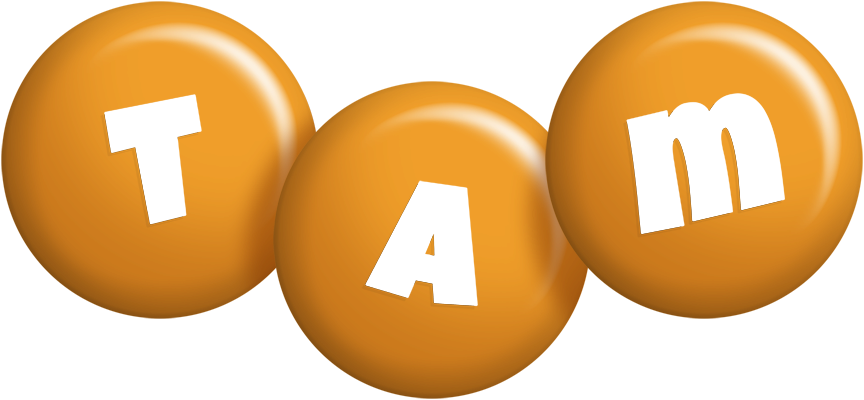 Tam candy-orange logo