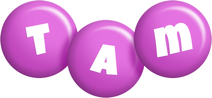 Tam candy-purple logo
