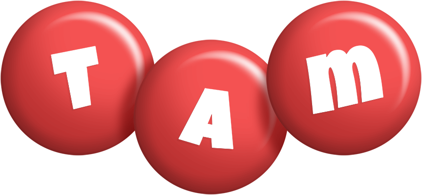 Tam candy-red logo