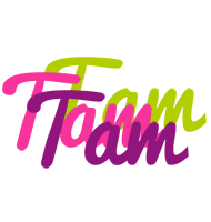 Tam flowers logo