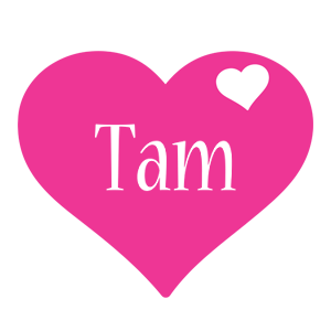 Tam love-heart logo