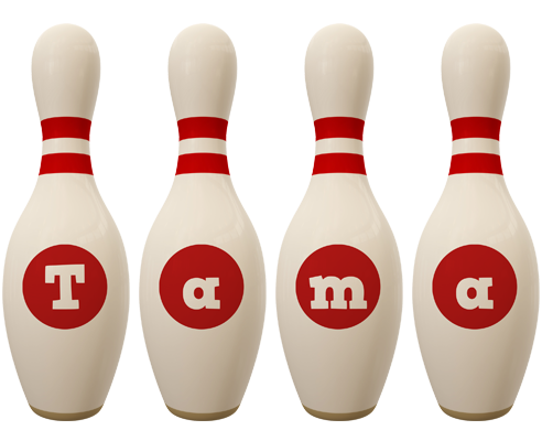 Tama bowling-pin logo