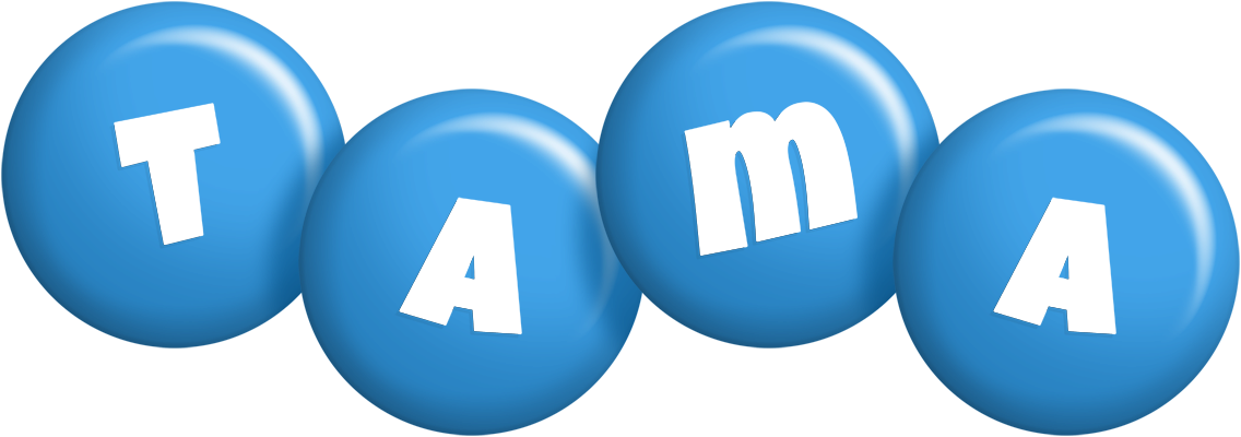 Tama candy-blue logo