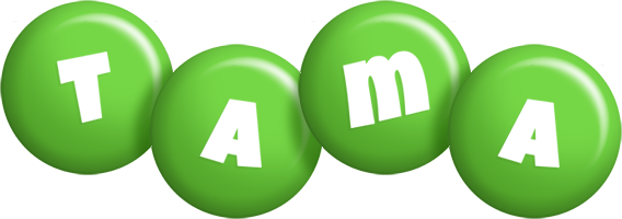 Tama candy-green logo