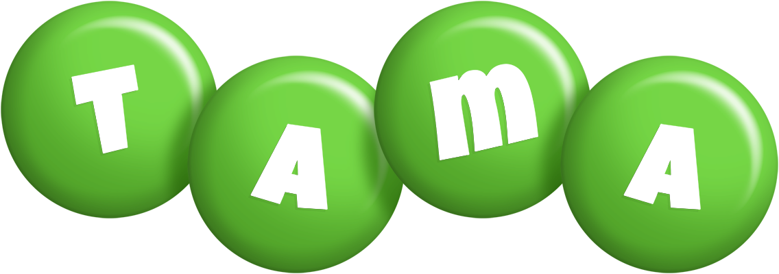 Tama candy-green logo