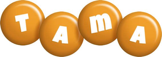 Tama candy-orange logo