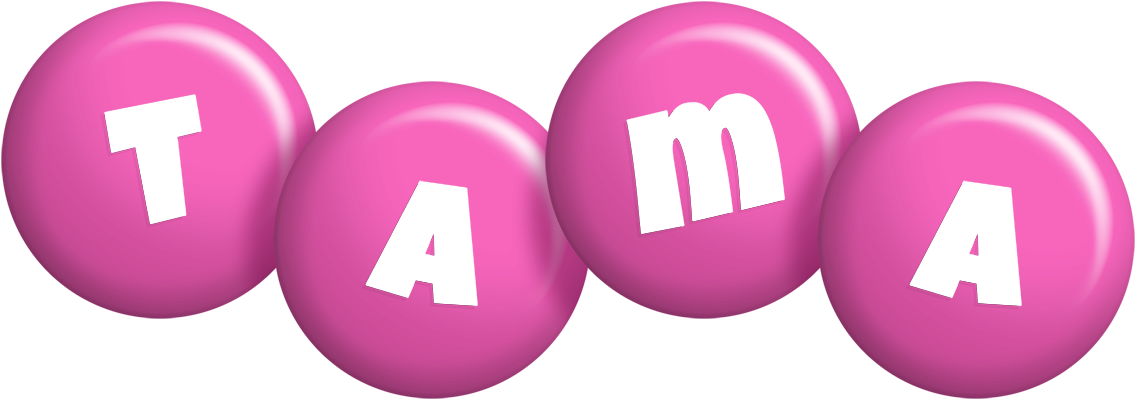 Tama candy-pink logo
