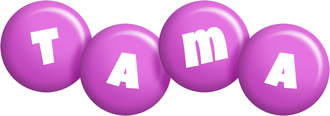Tama candy-purple logo