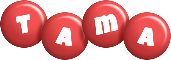 Tama candy-red logo