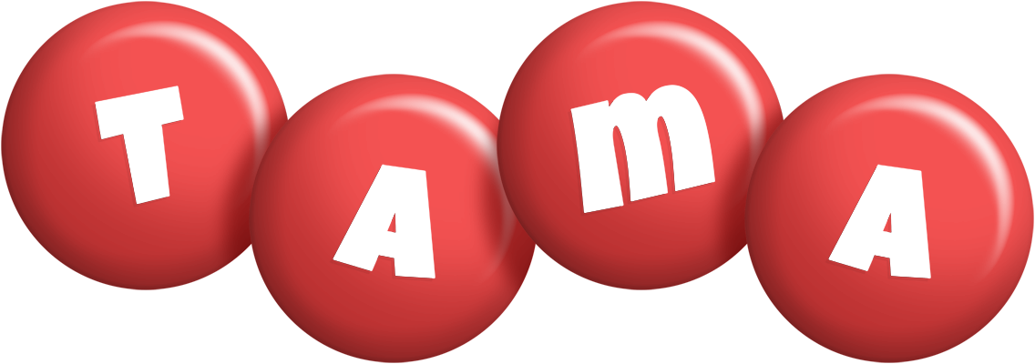 Tama candy-red logo