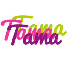 Tama flowers logo