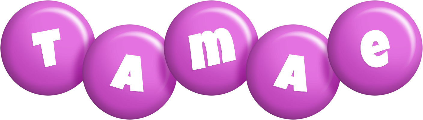 Tamae candy-purple logo
