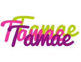 Tamae flowers logo