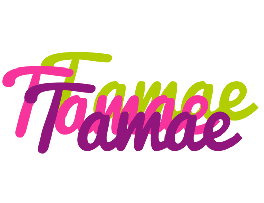 Tamae flowers logo