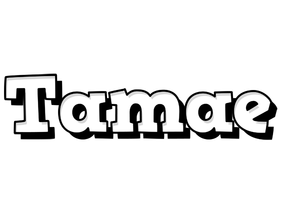 Tamae snowing logo