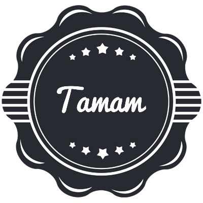 Tamam badge logo