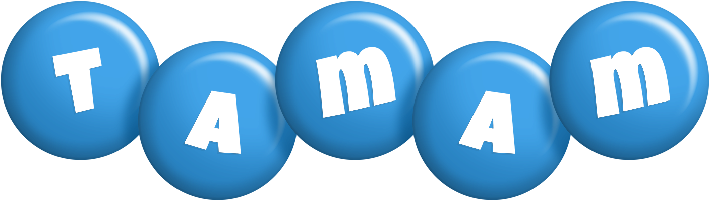 Tamam candy-blue logo