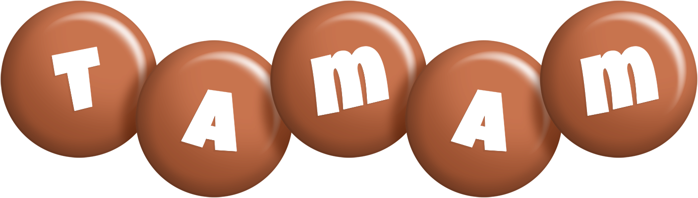 Tamam candy-brown logo