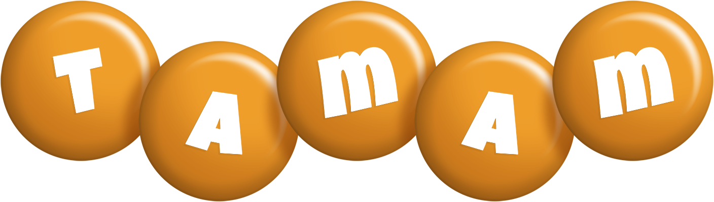 Tamam candy-orange logo