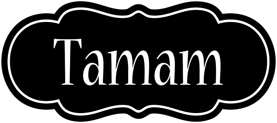 Tamam welcome logo