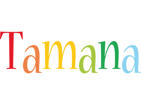 Tamana birthday logo