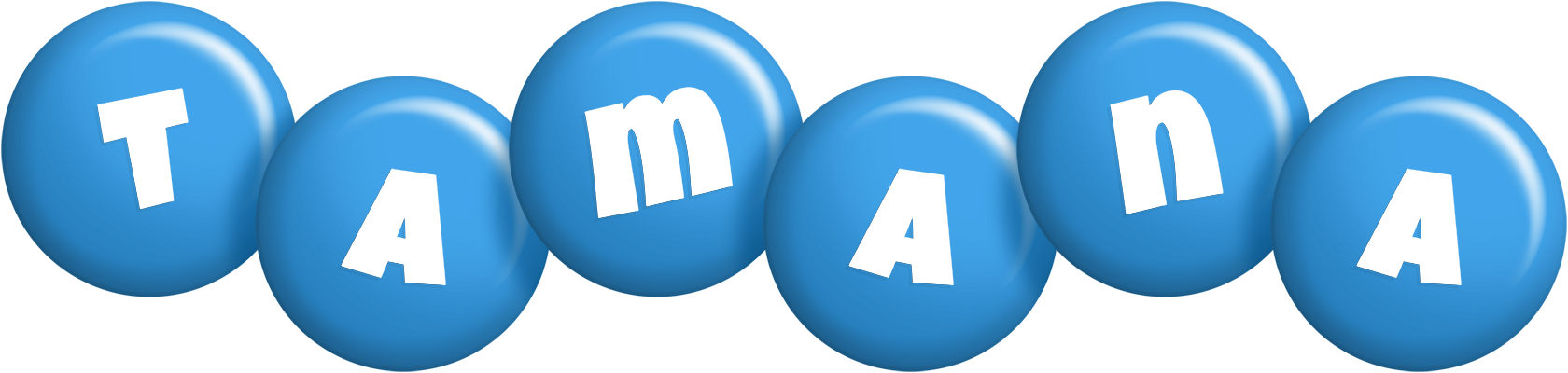 Tamana candy-blue logo