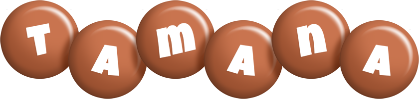 Tamana candy-brown logo