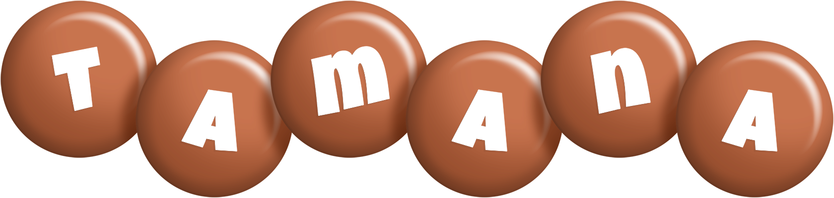 Tamana candy-brown logo