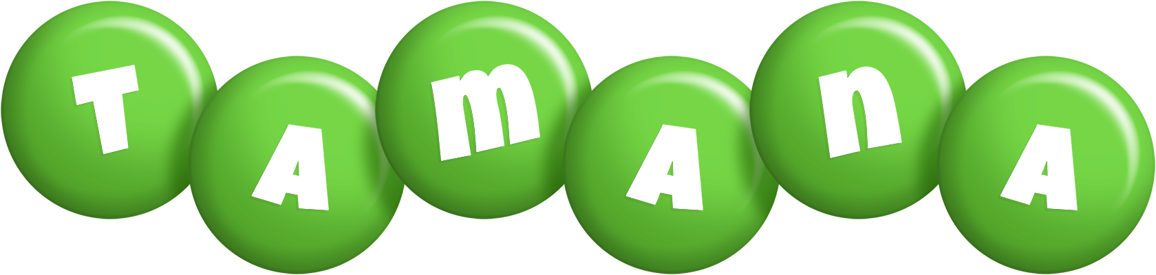 Tamana candy-green logo