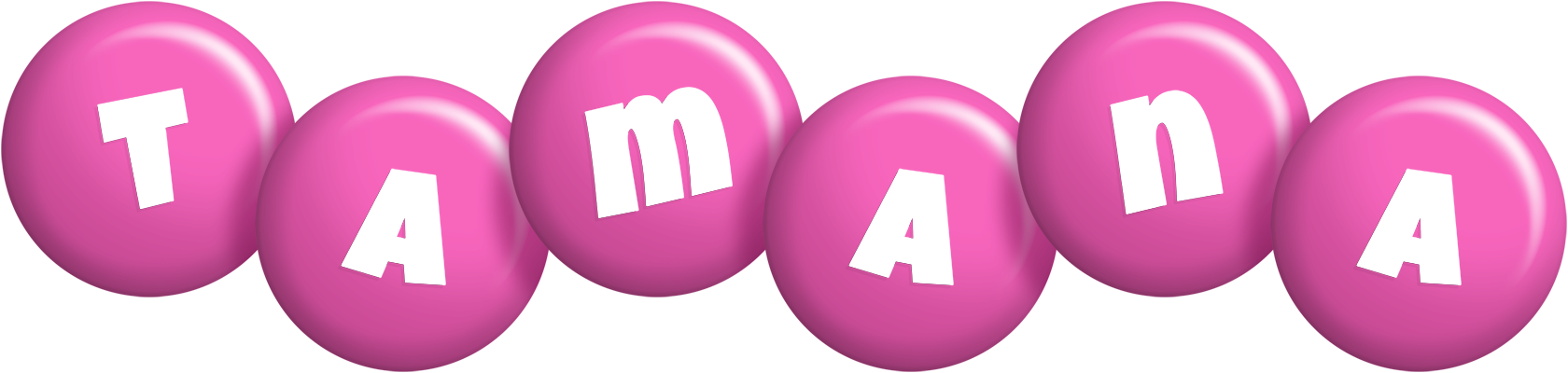 Tamana candy-pink logo