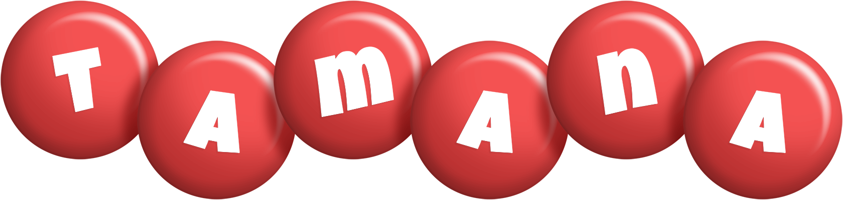 Tamana candy-red logo