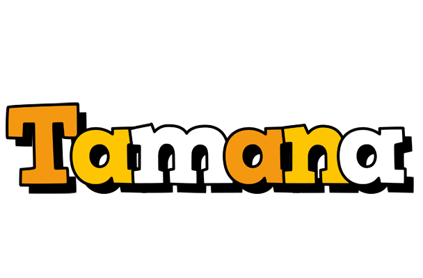 Tamana cartoon logo