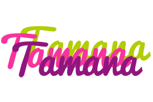 Tamana flowers logo