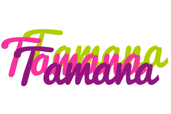 Tamana flowers logo