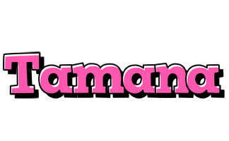 Tamana girlish logo