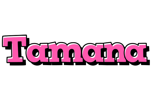 Tamana girlish logo