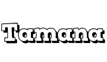 Tamana snowing logo