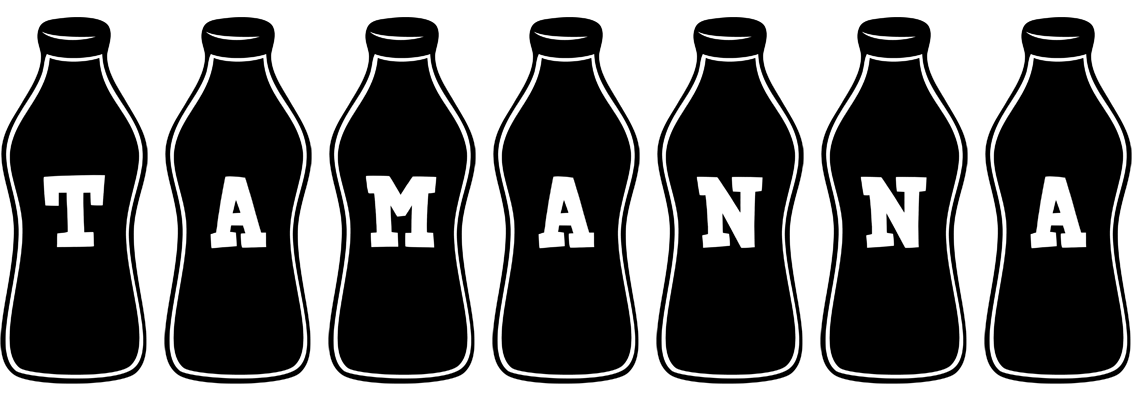 Tamanna bottle logo
