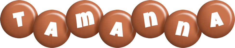 Tamanna candy-brown logo