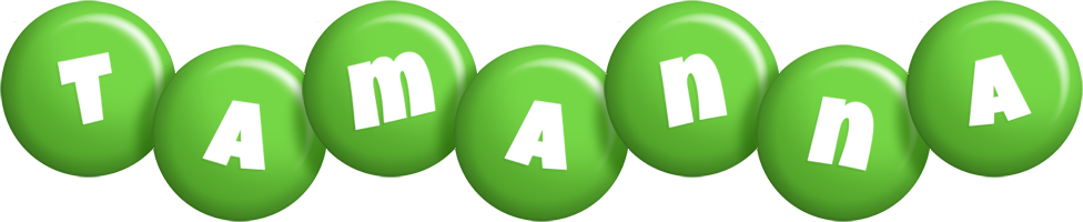Tamanna candy-green logo
