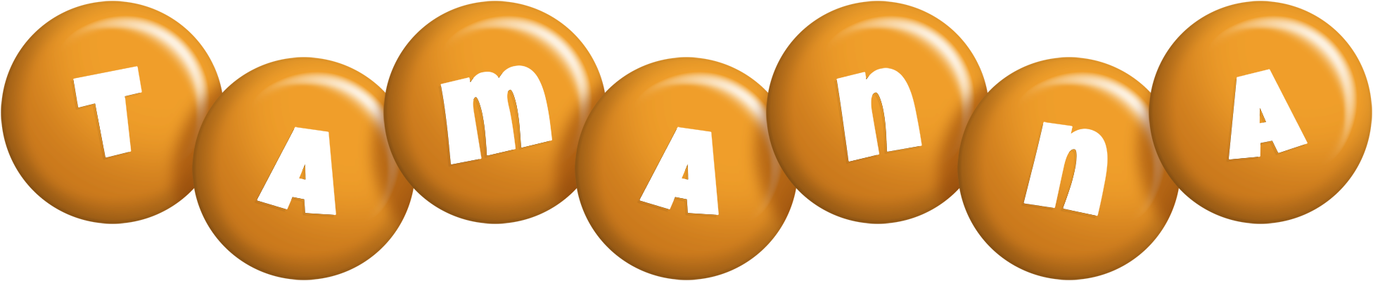Tamanna candy-orange logo