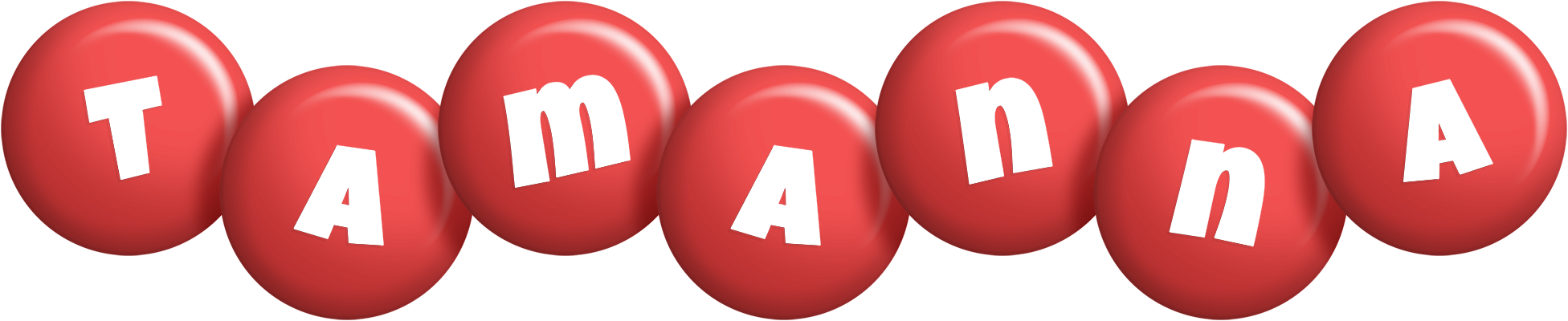 Tamanna candy-red logo