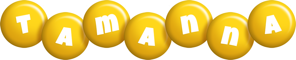 Tamanna candy-yellow logo