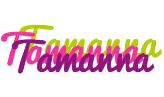 Tamanna flowers logo